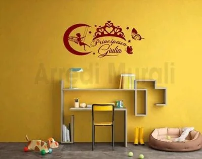 Adesivi Murali Supzone Unicorno – Fiori, Luna E Acchiappasogni, Foglio 30x90 Cm, Per Camerette E Soggiorni
