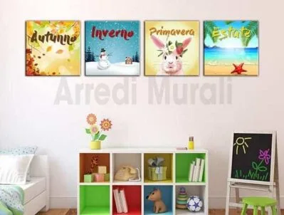 ELedvb Idol Group - Poster decorativo su tela per bambini randagi, poster decorativo da parete e stampa artistica moderna per la camera da letto della famiglia (30 x 45 cm