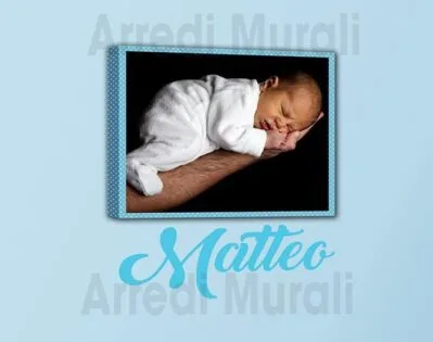 quadro sticker personalizzato bambino
