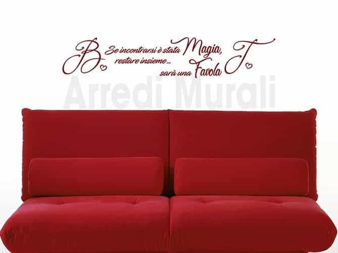 decorazioni adesive personalizzate camera da letto