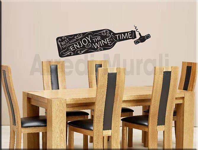 Antikas Placca Da Parete In Lamiera Con Bottiglia E Bicchiere Di Vino | Cartello Decorativo Vintage Per Cantina E Ristorante | 50x20 Cm