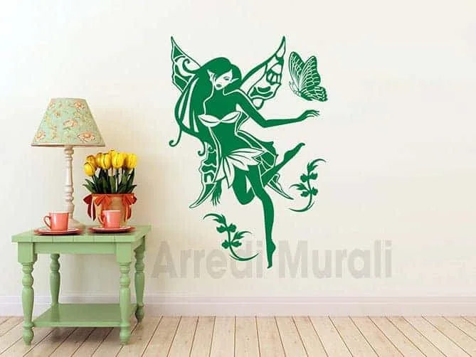 Adesivi da parete per cornici portafoto, 10 pezzi Adesivi in vinile I Ricordi, adesivi rimovibili per foto con farfalle e foglie, adesivi murali artistici fai-da-te per la decorazione della camera