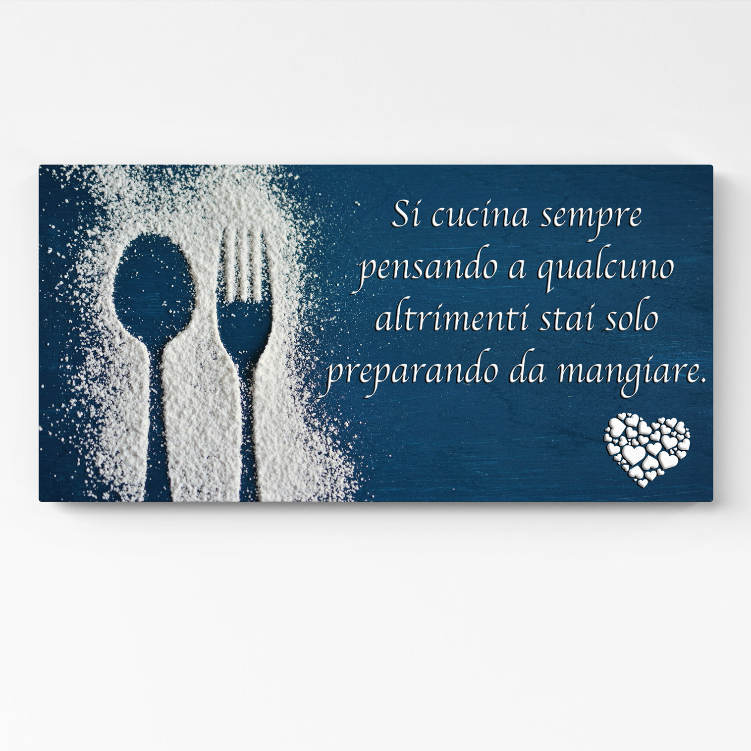 quadro moderno frase decorazione arredo cucina con stile e originalità