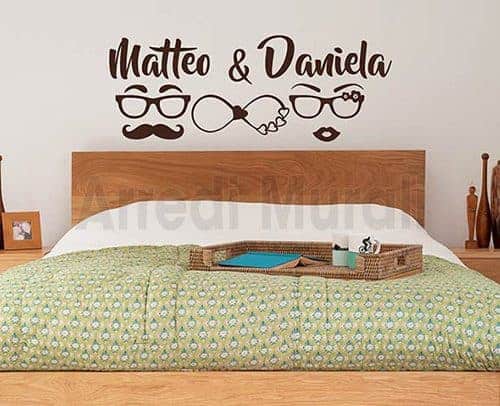 Adesivo Murale Personalizzato Con Nome Per Cameretta - Decalcomania In Vinile Con Luna E Stelle, Rimovibile E Impermeabile Per Pareti E Mobili - 2