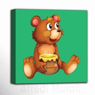 Quadri per bambini con animaletti colorati per arredare la cameretta