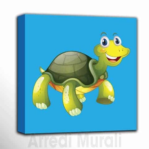 quadri per bambini animaletti tartaruga per camerette