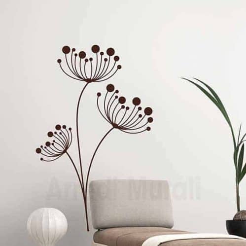Wall stickers fiori disegni adesivi floreali per decorare le pareti di casa