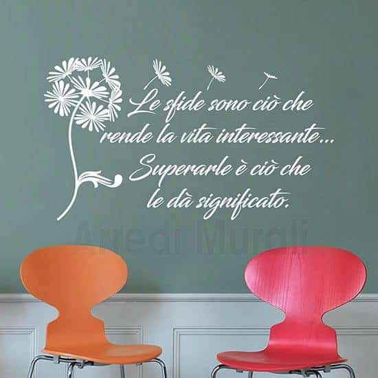 Adesivo Da Parete Motivazionale Live Love Laugh | 90x39cm | PVC Rimovibile | Per Camera Da Letto E Soggiorno