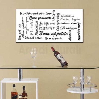 Quadro per la cucina buon appetito