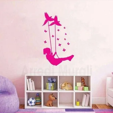 GRAZDesign Adesivo Murales Gufo Personalizzabile Con Nome - Per Cameretta Bambini E Neonati - Dimensioni 79x57 Cm - Prodotto In Germania, Facile Da Applicare