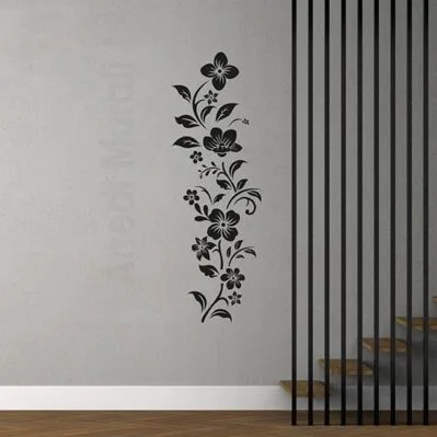 Adesivi Murali Con Rami, Fiori E Uccelli, Decorazione Per - 7