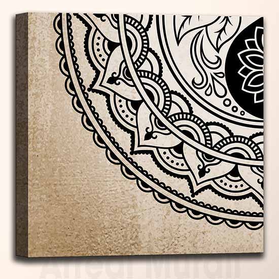 Quadri moderni yin yang arredamento Feng Shui dettaglio