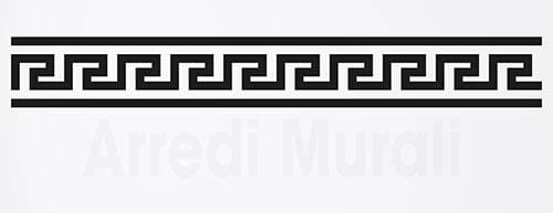 dettaglio greca adesiva murale