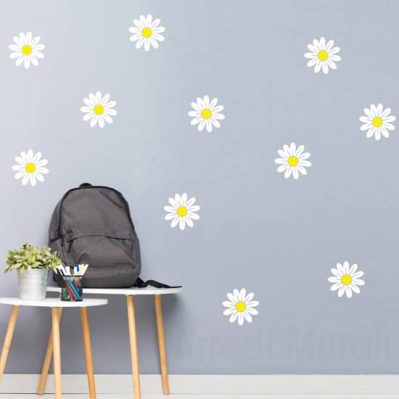 Adesivi murali fiori margherite