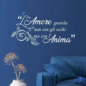 Bracciale Rigido KIDULT Con Cuore - Inciso "L'amore Non Guarda Con Gli Occhi" (Shakespeare) - Acciaio Color Argento