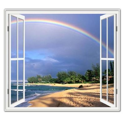 Adesivo da parete decorazione finestra adesiva