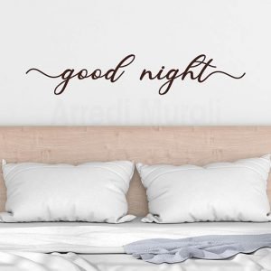 Adesivi da parete per camera da letto good night