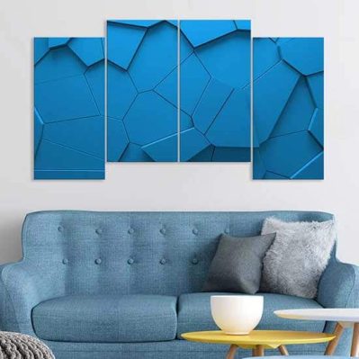 tele-canvas-blu-forme-geometriche-arte-digitale