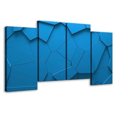 Tele canvas blu 4 tele