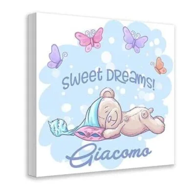 Quadro personalizzato su tela per bambini