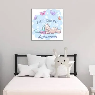 Quadro personalizzato su tela per bambini, decorazione per camer