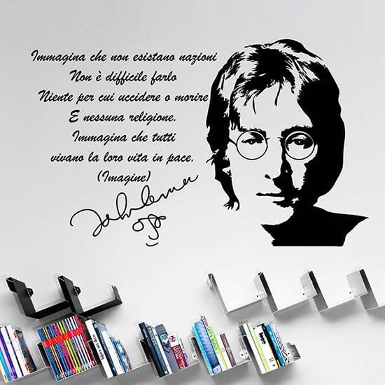 ADESIVO DA PARETE FRASE JOHN LENNON