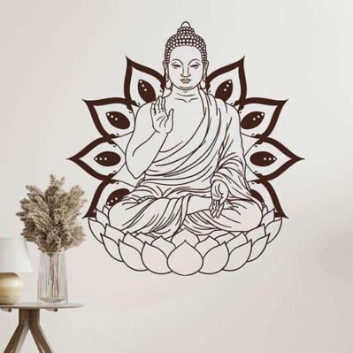 Adesivo da parete Buddha