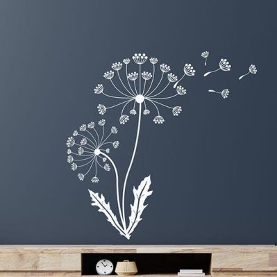 Stickers murali soffioni adesivi da parete