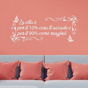 frasi adesive per pareti personalizzate adesivi murali