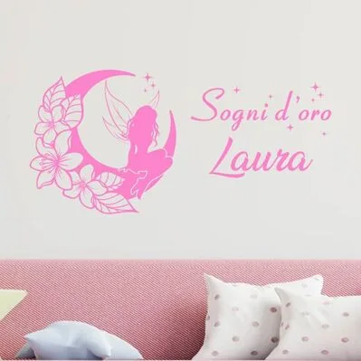INDIGOS UG - Decalcomanie da muro - adesivi da parete - Murale - 96x47cm marrone - Decorazione per soggiorno, camera dei bambini, ufficio, scuola