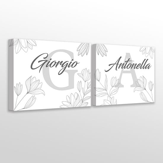 Quadro Su Tela Personalizzato Con Foto 10x20cm - Stampa Su Tela Senza Cornice - Idea Regalo Compleanno, Anniversario, Festa Della Mamma