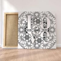 QPOKLAF Quadro Su Tela Per Bagno In Stile Vintage – Mucca Delle Highlands Con Girasole – 30x40 Cm – Decorazione Murale Per Soggiorno, Cucina, Ufficio