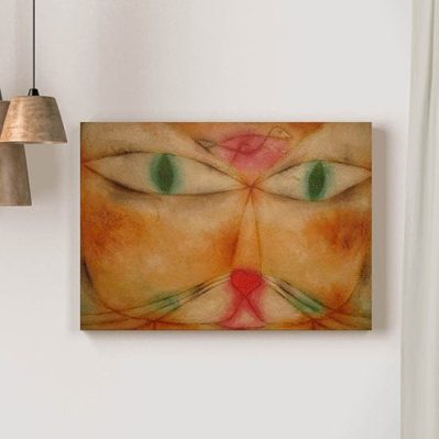 Quadro d'autore Cat and Bird di Paul Klee