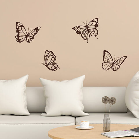 Farfalle adesive decorazioni murali