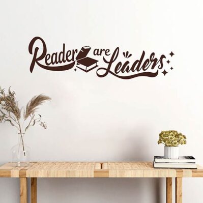 scritta adesiva reader are leaders