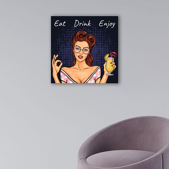 Quadro su tela pop art