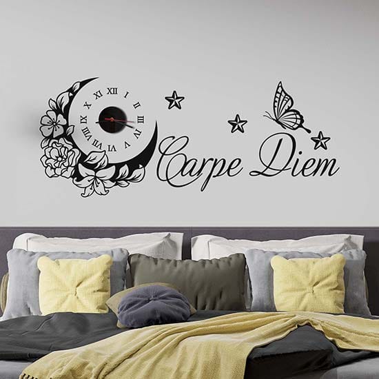 Topgrowth Orologio Da Parete Adesivo 3D Effetto Specchio Argento – Sticker Murale Silenzioso Per Casa E Ufficio