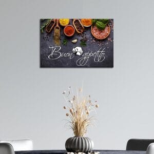 Quadro cucina buon appetito