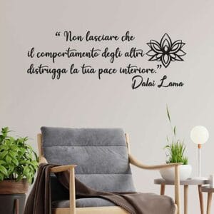 Frase adesiva da muro Dalai Lama decorazione