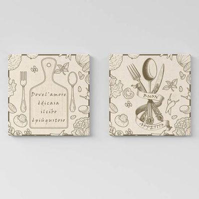 Quadri su tela per arredare la cucina