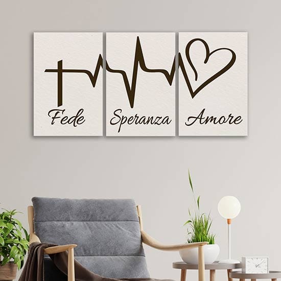 Charm, Seemannsgrab Fede Amore Speranza, 925 Argento, Donna, Ciondolo