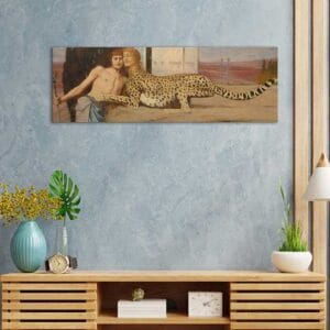 Quadro famoso le carezze di Khnopff stampato su tela