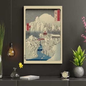 Riproduzione quadro su tela di Hiroshige