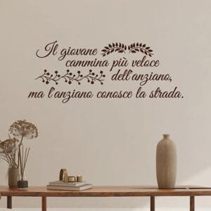 Adesivi murali con proverbio africano per decorare