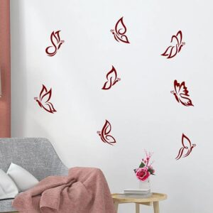 Farfalle adesive murali stilizzate decorazioni
