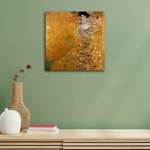 Quadro Ritratto di Adele Bloch-Bauer di Klimt stampato su tela