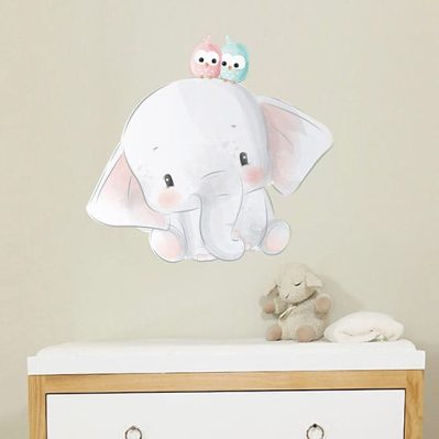 Adesivi Murali Anatre Gialle Con Bolle Per Cameretta - 2 Fogli 30x90 Cm - Vinile Removibile, Atossici, Per Bagno E Asilo Nido