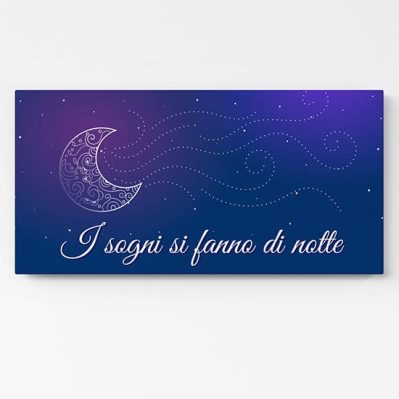 Quadri camera da letto con frase su tela