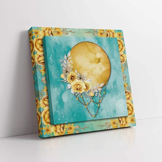 Quadri 3d multilivello con fiori