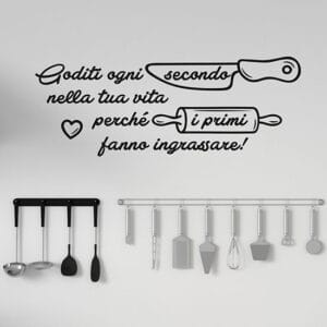 Scritte adesive per i muri della cucina wall stickers